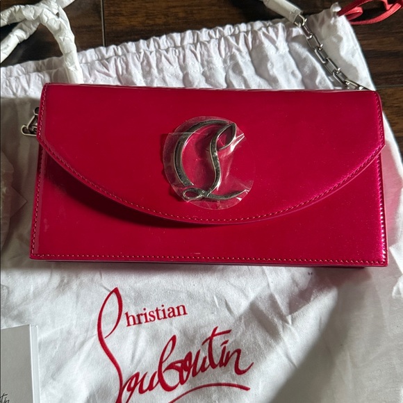 Christian Louboutin LOUBI54 Patent Perle in PinUp/Silver - Picture 2 of 16